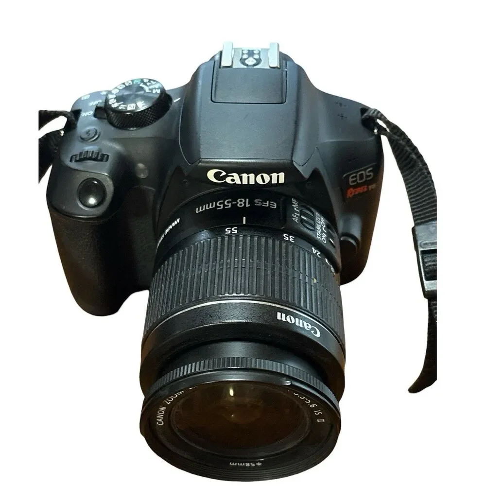 Canon EOS Rebel T6 DSLR Camera Bundle 2 Lens,   Battery/Charger SD Card Bag HDMI